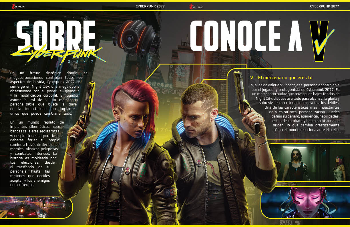 Pliego de revista de videojuegos